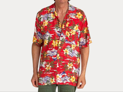 Size Large. Vintage 90s Hawaiian shirt-AJ357 Studio-AJ357 Studio