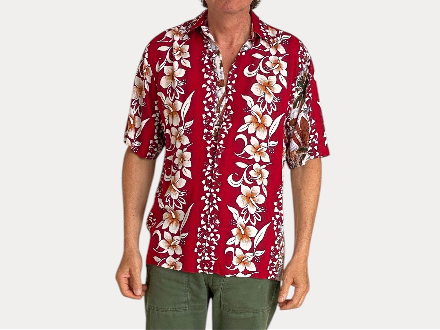Size Small. Vintage 90s Hawaiian shirt-AJ357 Studio-AJ357 Studio