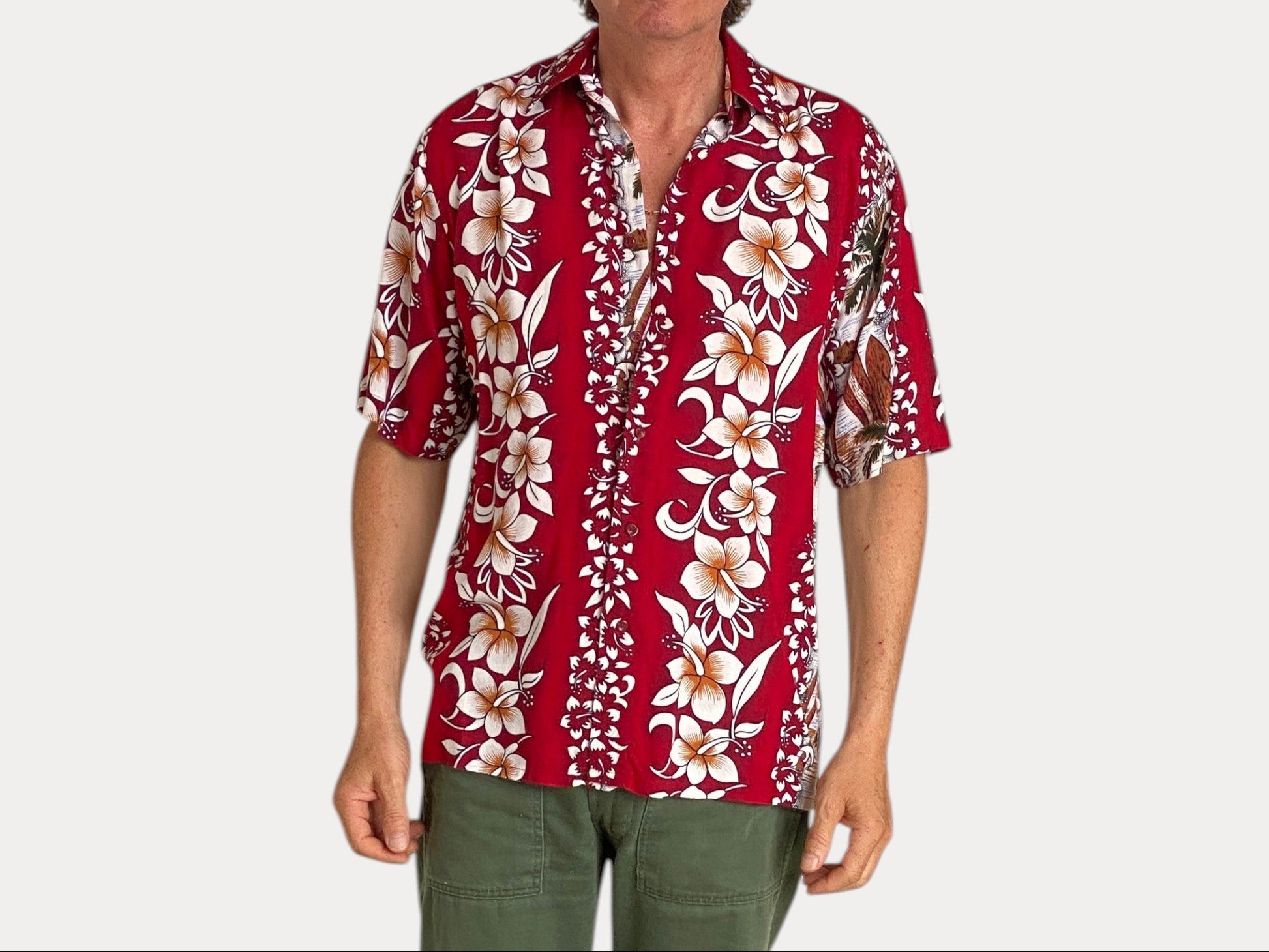 Size Small. Vintage 90s Hawaiian shirt-AJ357 Studio-AJ357 Studio