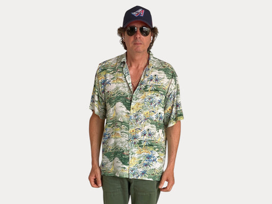 Size Large. Vintage 90s Hawaiian shirt-AJ357 Studio-AJ357 Studio