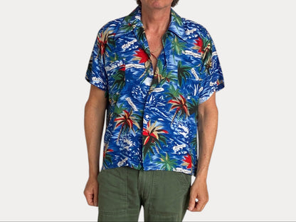 Size Large. Vintage 70s Hawaiian shirt-AJ357 Studio-AJ357 Studio