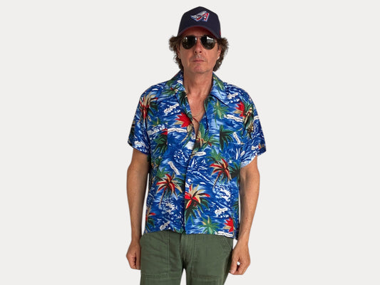 Size Large. Vintage 70s Hawaiian shirt-AJ357 Studio-AJ357 Studio