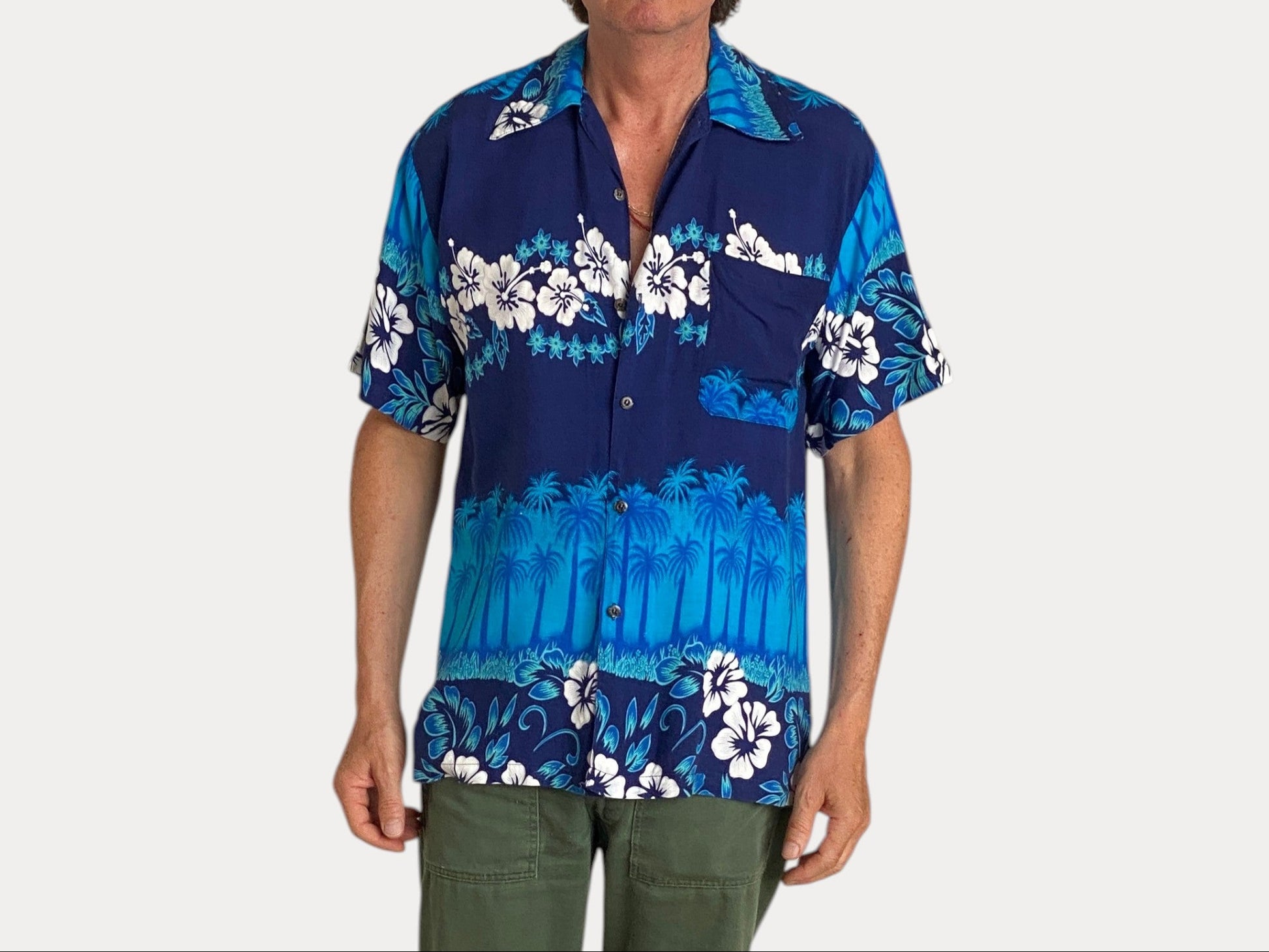 Size Small. Vintage 90s Hawaiian shirt-AJ357 Studio-AJ357 Studio