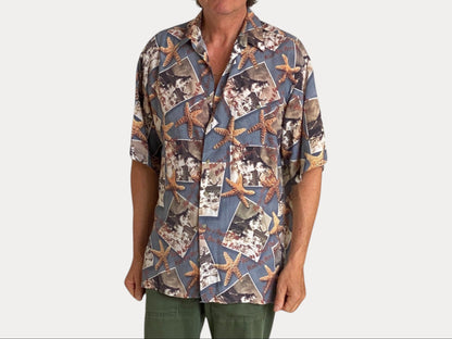 Size Large. Vintage 90s Hawaiian shirt-AJ357 Studio-AJ357 Studio