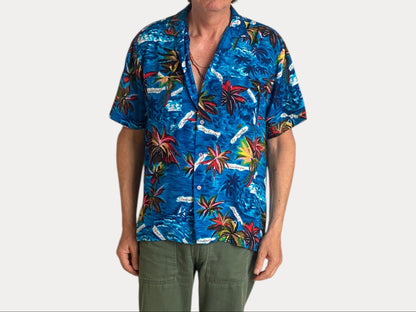 Size XL. Vintage 80s Hawaiian shirt-AJ357 Studio-AJ357 Studio