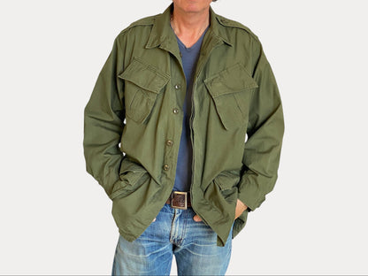 Med reg. Authentic 1966 2nd Pattern US Army Vintage tropical Vietnam jungle jacket.-AJ357 Studio-AJ357 Studio