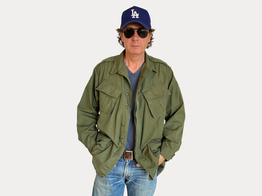 Med reg. Authentic 1966 2nd Pattern US Army Vintage tropical Vietnam jungle jacket.-AJ357 Studio-AJ357 Studio
