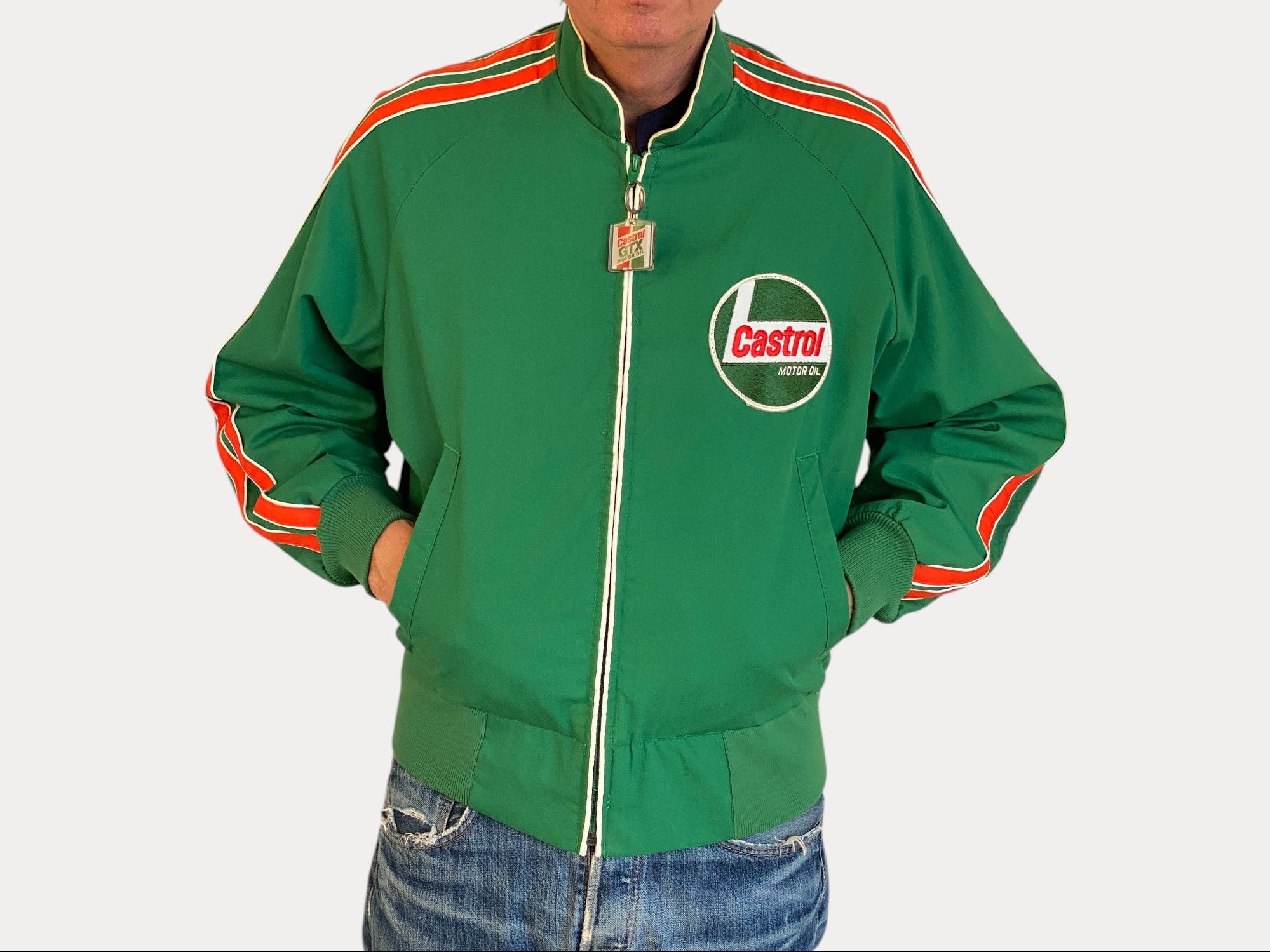 Size Large. Vintage Castrol racing jacket Made in USA – AJ357 Studio
