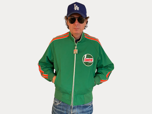 Size Large. Vintage Castrol racing jacket Made in USA-AJ357 Studio-AJ357 Studio