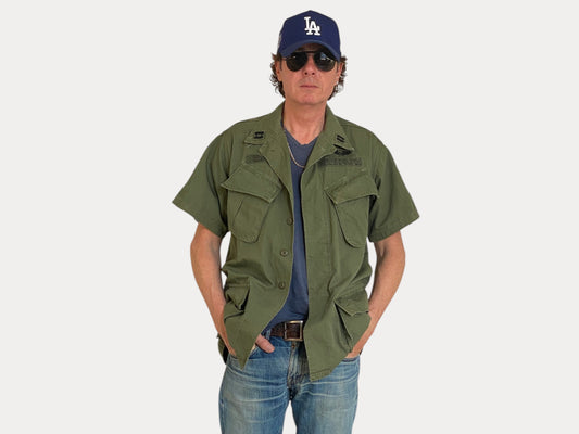 Medium. Authentic 1967 3rd pattern US Air Force vintage Vietnam jungle jacket.-AJ357 Studio-AJ357 Studio
