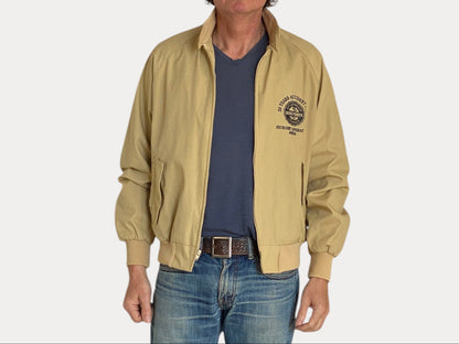 Size Medium Vintage Light Zipper Jacket Made in USA-AJ357 Studio-AJ357 Studio