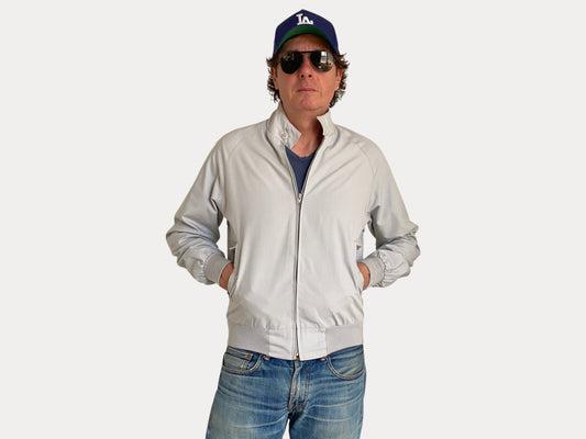 Size Small 80s Vintage Light Zipper Jacket-AJ357 Studio-AJ357 Studio