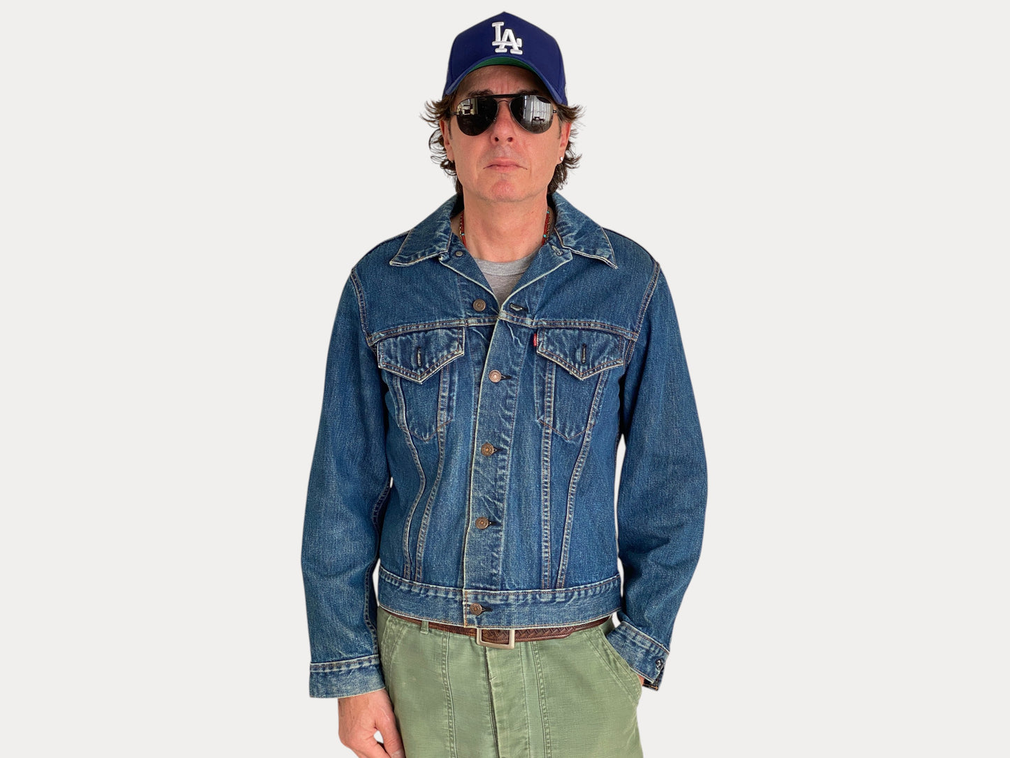 Size 42US / 52EU Vintage 1971 Levis Single Stitch Jacket, Made in USA-AJ357 Studio-AJ357 Studio