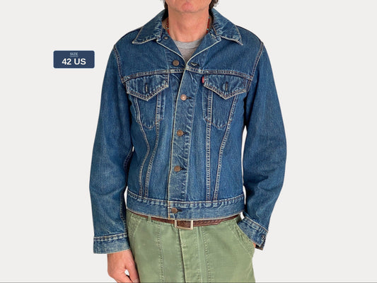 Size 42US / 52EU Vintage 1971 Levis Single Stitch Jacket, Made in USA