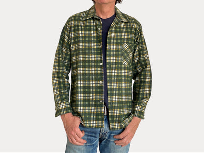 Large Vintage 90s Flannel Shirt | Classic Retro Style | USA Vintage BCN-AJ357 Studio-AJ357 Studio