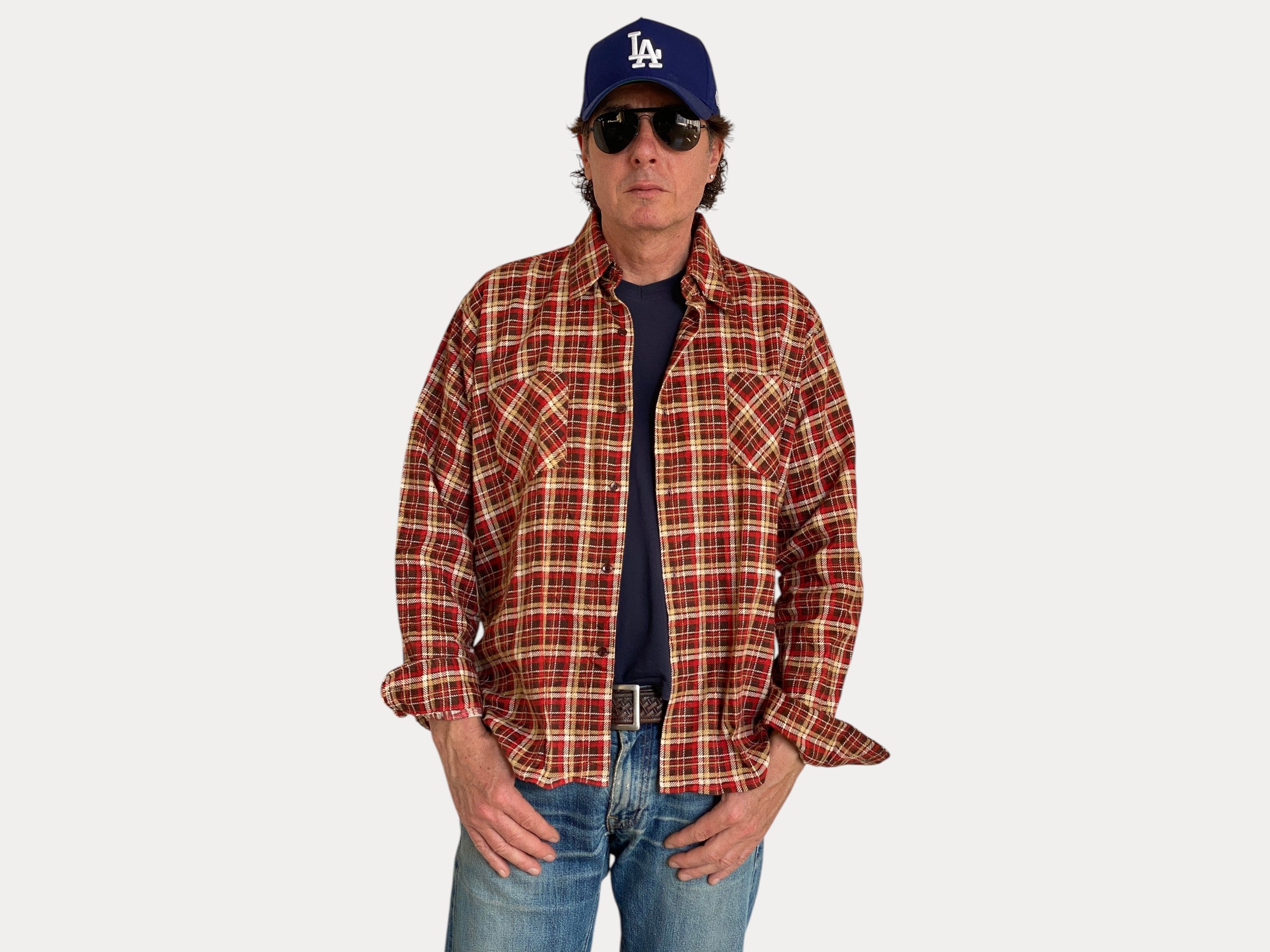 Large Vintage 90s Flannel Shirt | Classic Retro Style | USA