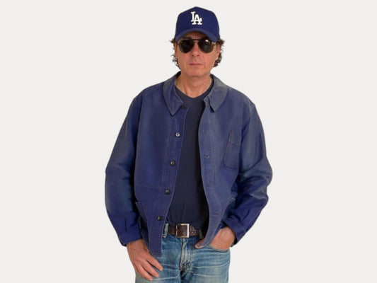 Size 42EU Vintage French Moleskin Jacket | Classic Retro Style | NOS | USA Vintage BCN-AJ357 Studio-AJ357 Studio