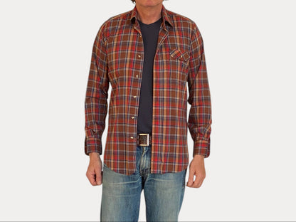 Small Vintage 80’s Levi's Plaid Shirt | Made in USA | Classic Retro Style | USA Vintage BCN-AJ357 Studio-AJ357 Studio