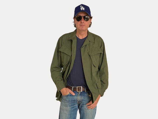 Small Reg. Authentic 1969 US Army Vintage Vietnam Jungle Jacket. Military-AJ357 Studio-AJ357 Studio