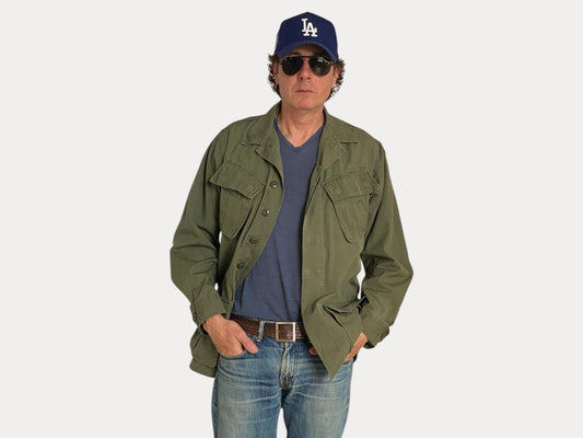 Authentic 60s US Army Vintage Vietnam Jungle Jacket | Size Small Long | Timeless Military Style-AJ357 Studio-AJ357 Studio