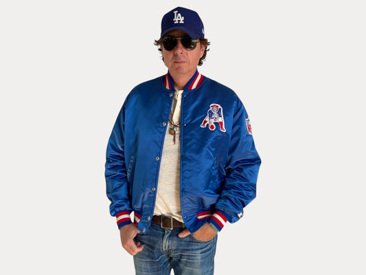 Size Large . Starter Vintage 80’s Patriots jacket Made In USA-AJ357 Studio-AJ357 Studio
