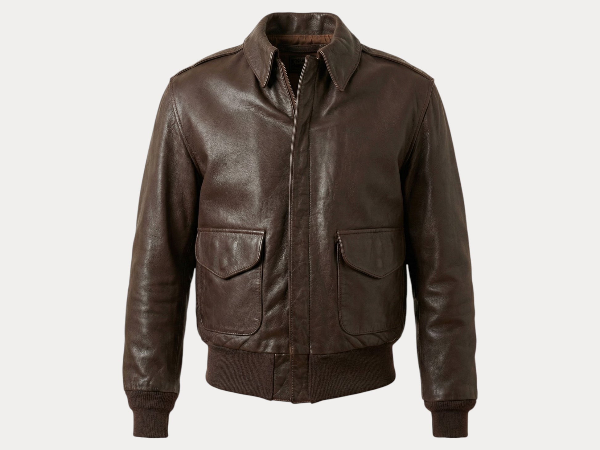 Size 40US / 50EU. Vintage A2 pilot leather jacket Aviator-AJ357 Studio-AJ357 Studio