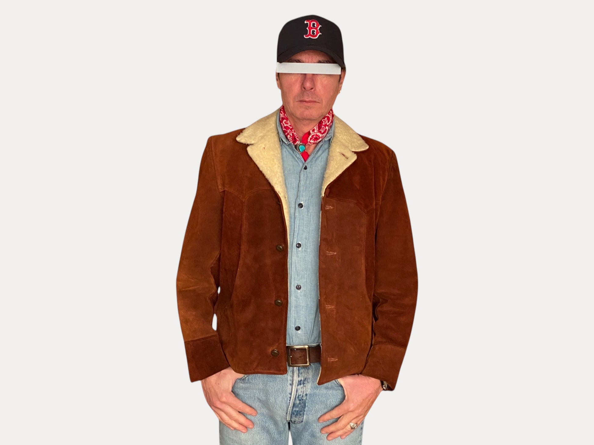Size 40US Reg (50EU). Vintage suede ranch jacket made in USA-AJ357 Studio-AJ357 Studio