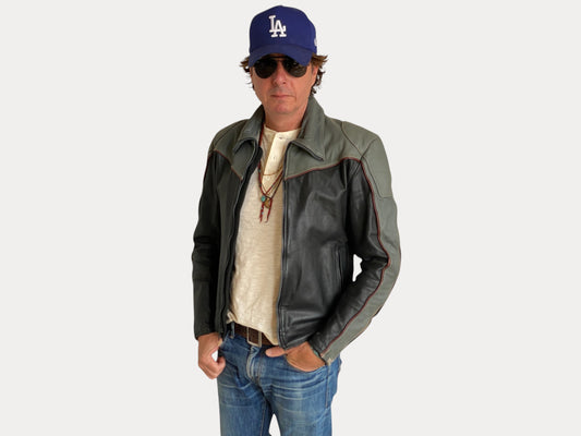 Vintage Spartan by Rocky Leather Motorcycle Jacket - Cafe Racer, Size 44 US (54 EU)-AJ357 Studio-AJ357 Studio