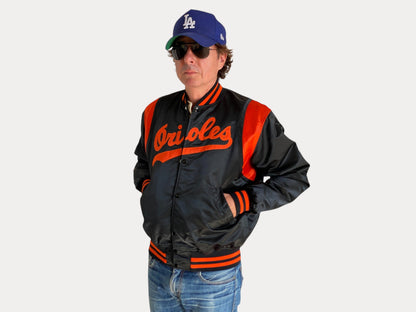 Large. 80s Vintage Orioles Starter jacket Made in USA-AJ357 Studio-AJ357 Studio