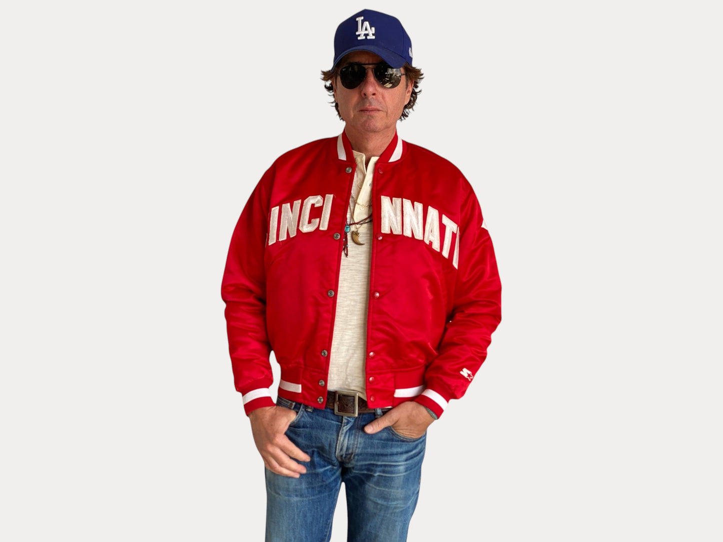 Medicina. Chaqueta de arranque Cincinnati vintage de los años 80 hecha en EE.UU.