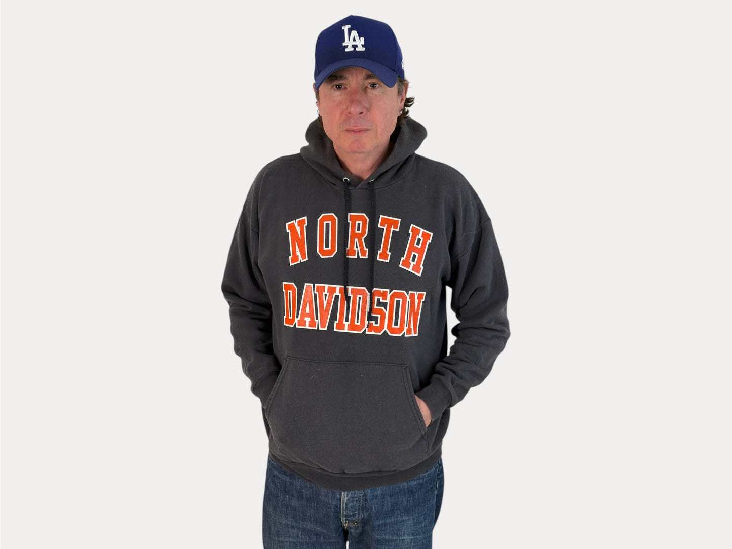 Sweat à capuche North Davidson par Hanes, taille L