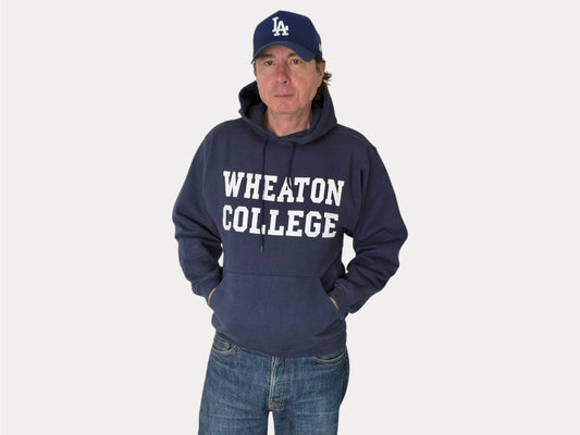 Size S Hooded Wheaton College Made in USA By The Cotton Exchange