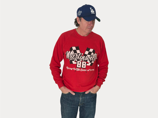 Size L 80s Crew Sweat Martinsville Made in USA