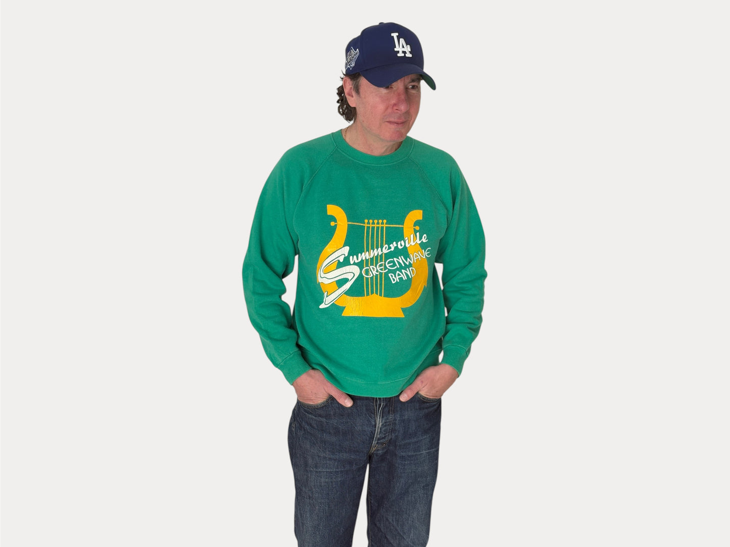 Size L 80s Crew Sweatshirt Made In USA By Hanes