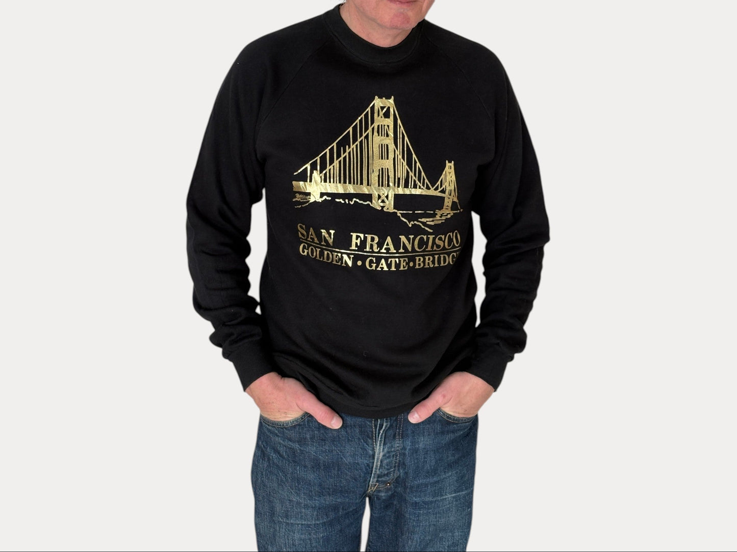 Size L Crew NeckSan Francisco Made in USA By Jerzees