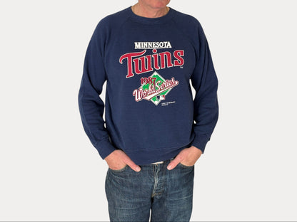 Size L Crew Neck Minnesota Twins 1987 Made in USA