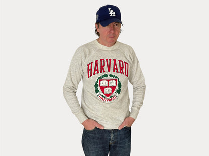 Talla L 80s Cuello redondo Harvard Ve Ri Tas