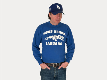 Pull ras du cou Jaguars taille S fabriqué aux États-Unis par Jerzees