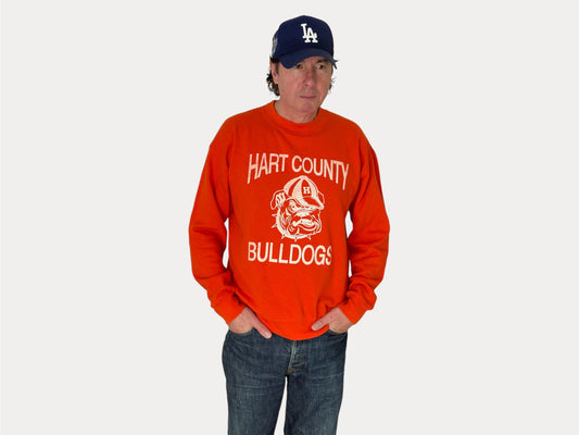 Size L Crew Neck Hart County Bulldogs Made In USA By Platinum Sweats