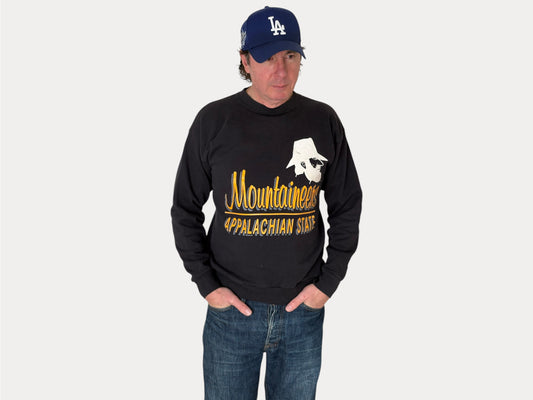 Size L Crew Neck Mountaineers Appalachian Made In USA By Tulex