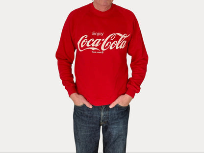 Size L Crew Neck Coca cola Made in USA By Jerzees