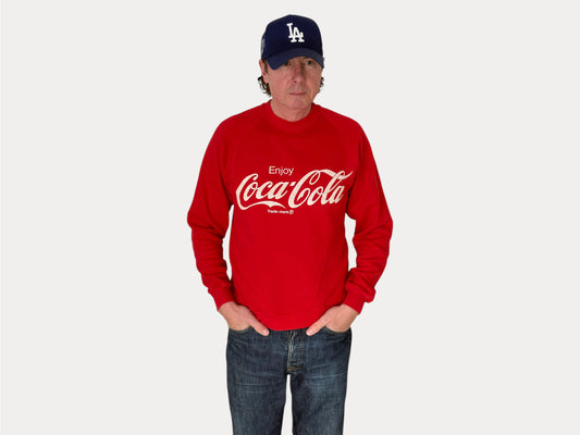 Size L Crew Neck Coca cola Made in USA By Jerzees