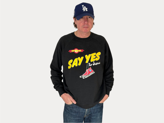 Size XL Crew Neck 80s Say Yes To Jesus Made In USA By BW