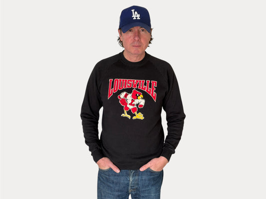 Size L Crew Neck Louisville Made in USA By Jerzees