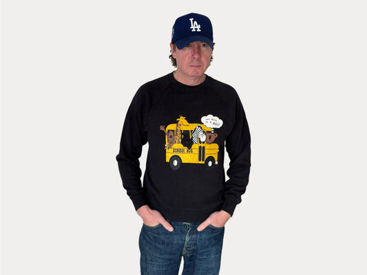 Size L School Bus 80s Made in USA By Lee