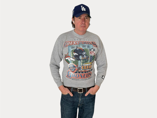 Size Youth Large Super Bowl Broncos Made in USA By Starter