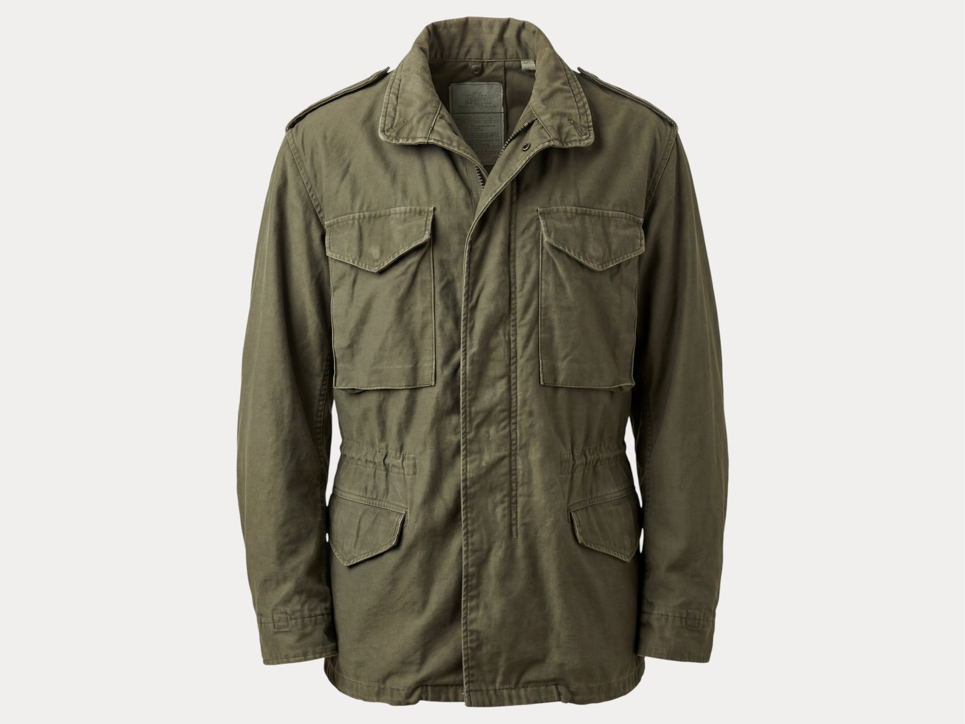 Large Long . Authentic US Army 1987 US M-65 field jacket Military-AJ357 Studio-AJ357 Studio