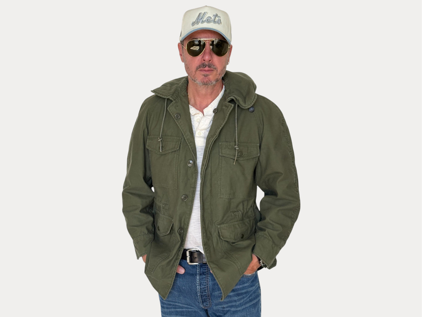 Vintage US Army OG-107 Field Jacket – Small Regular (1960s)-AJ357 Studio-AJ357 Studio