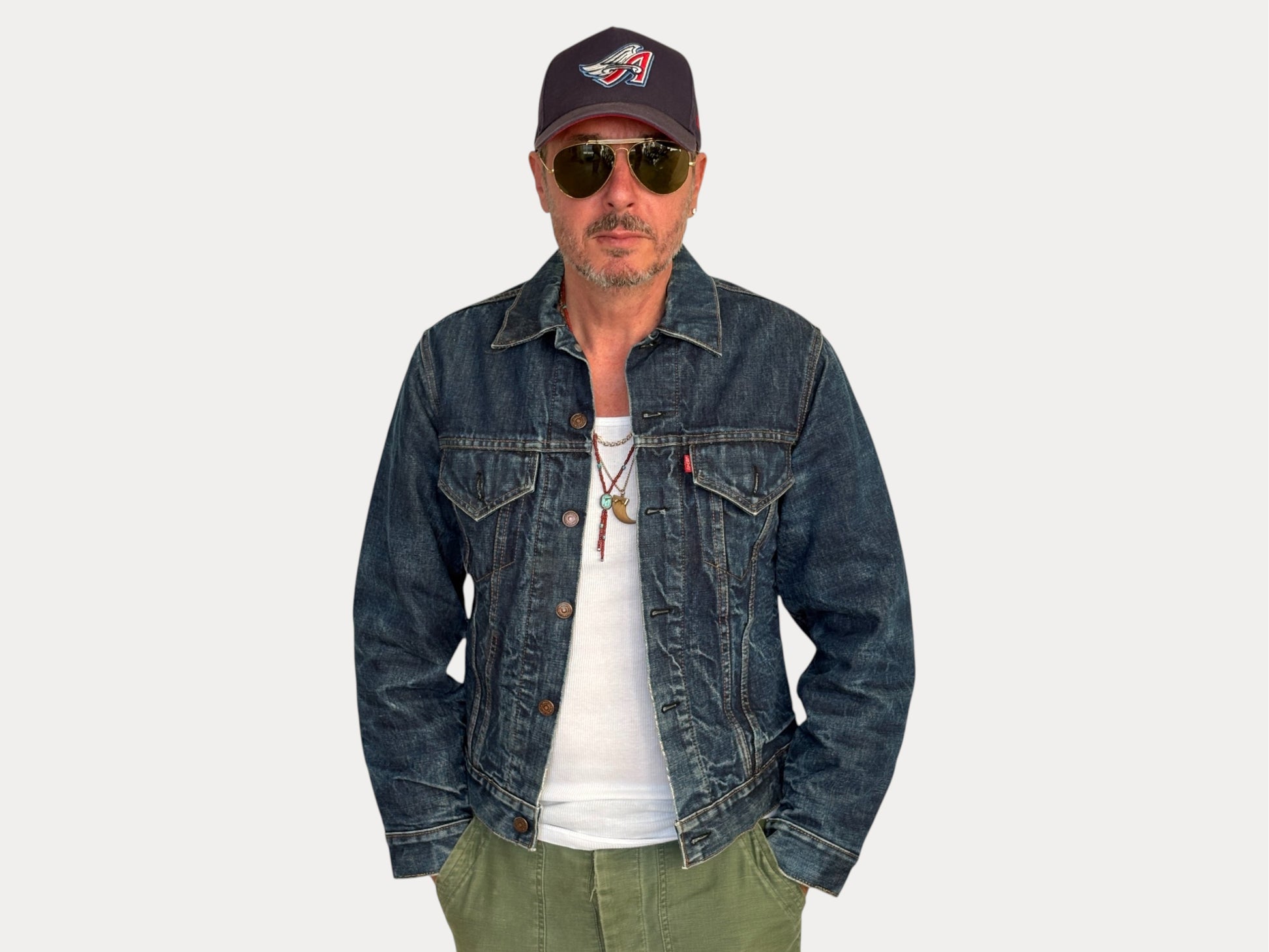 Size 38US / 48EU. Levis 70505 – Vintage Early 70s 2 pocket Levi’s lined Denim Jacket 70505 – Single Stitch, Made in USA-AJ357 Studio-AJ357 Studio