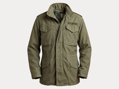 Small Long. Authentic Alpha Industries 1969 US Army M-65 Field Jacket – OG-107 – Vintage Military Issue-AJ357 Studio-AJ357 Studio